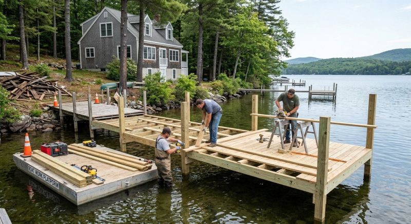 Water Dock Installation in Olathe, KS